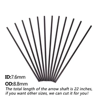12pcs crossbow bolts shafts spine400 arrow shafts carbon arrow id7 6mm od8 8mm for crossbows bolts diy