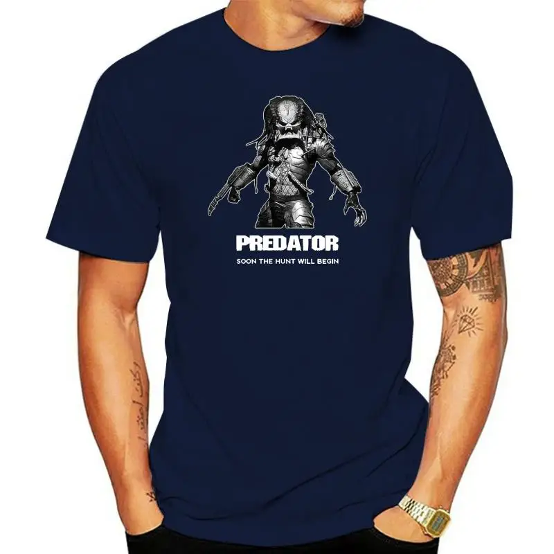

Mens Predator Blk Movie T Shirt Yautja Aliens Nostromo Xenomorph Weyland Yutani Adults Casual Tee Shirt