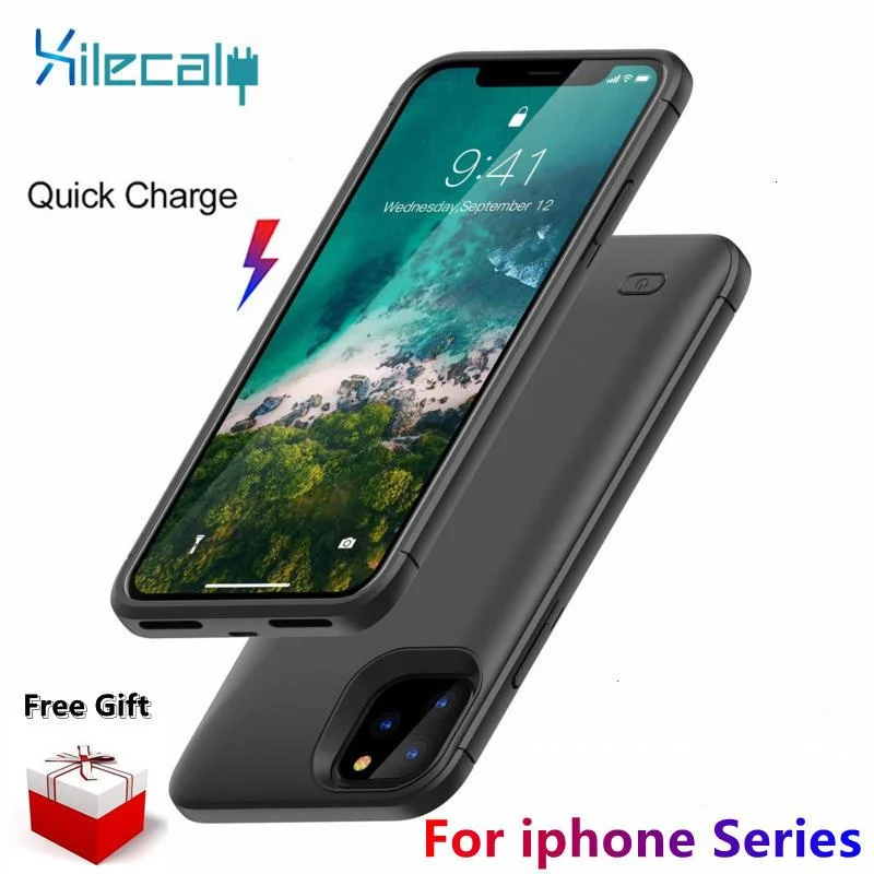 

Xilecaly Ultra Thin Battery Charger Case For iPhone 7 8 Plus SE 2 Charge Case For iPhone 11 12 Pro Max Xs Max Power Bank Charger