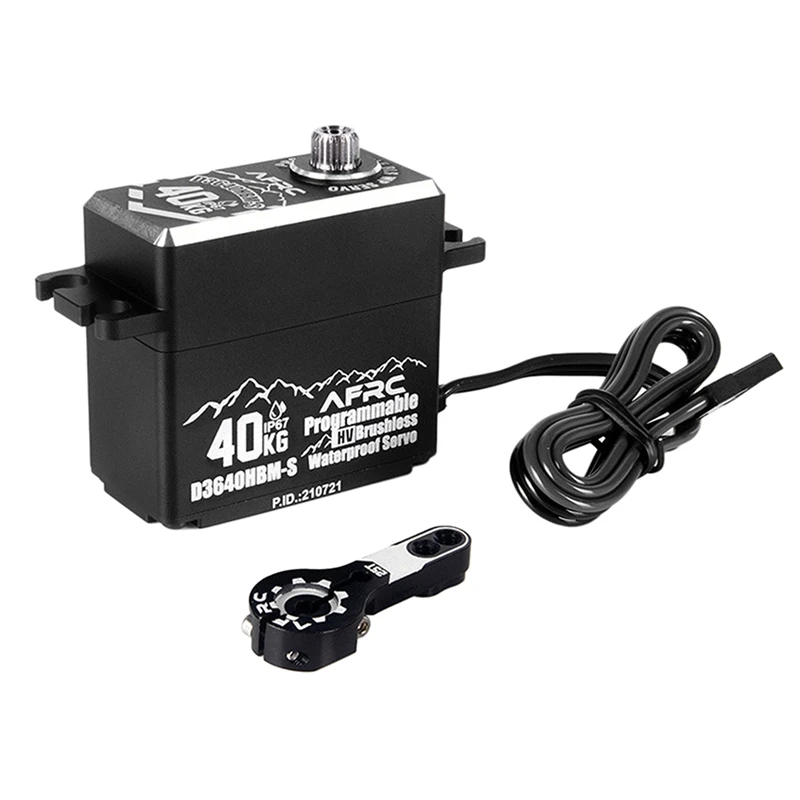 

AFRC D3640HBM-S 40KG High Torque Waterproof Programmable Smart Servo Climbing Car / Ship Digital Servo for Rc Boat/Rc Car