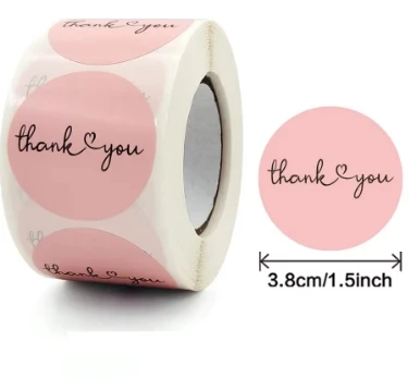 

Набор наклеек "Спасибо", 500 шт., бумага