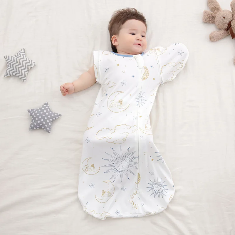 

Newborn Sleeping Bags Baby Printing Swaddle Wrap Anti-kick Sleepsack Toddler Infant Receiving Blankets Lying Bag Baby Blankets