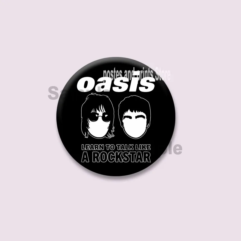 Забавная английская рок-группа Oasis, мягкие пуговицы, броши Liam Gallagher для одежды, рюкзака, модные ювелирные изделия, значки, аксессуары (art.: 3920d4acd06c6) - 3920d4acd06c6