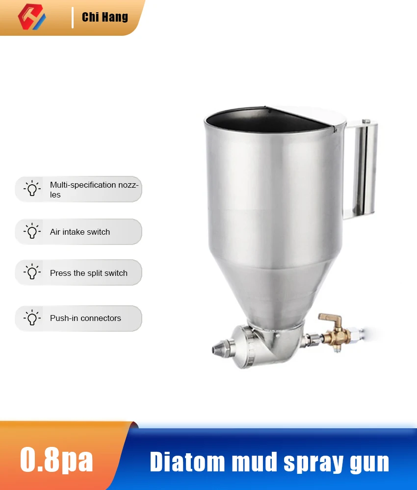 

Пистолет-распылитель для наружных стен, порошок для шпатлевки, краска из настоящего камня, пистолет-распылитель из нержавеющей стали, пистолет-распылитель для краски латексом