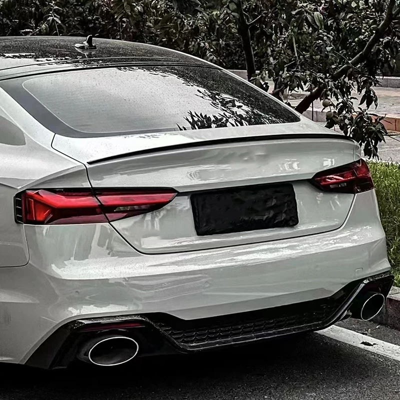 Спойлер для Audi A5 S5 RS5 2017 18 19 20 2021 только 4 дверей из АБС-пластика задний спойлер