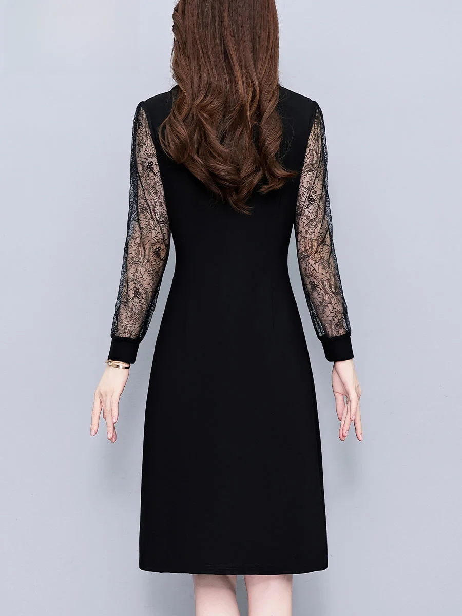 Маленькое элитное платье роскошная брендовая юбка на бедрах женское осеннее 2024