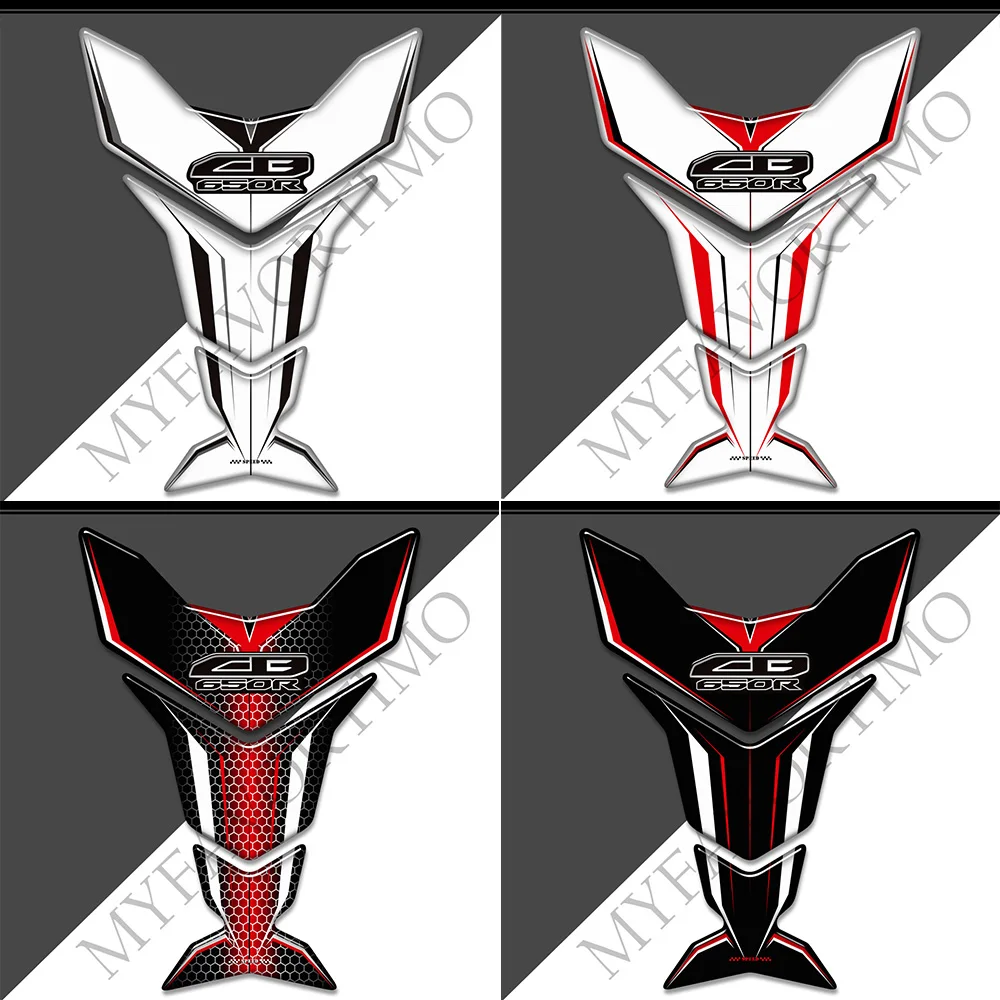 Боковые прокладки для топливного бака CB650R защитные наклейки на бак мотоцикла 3D