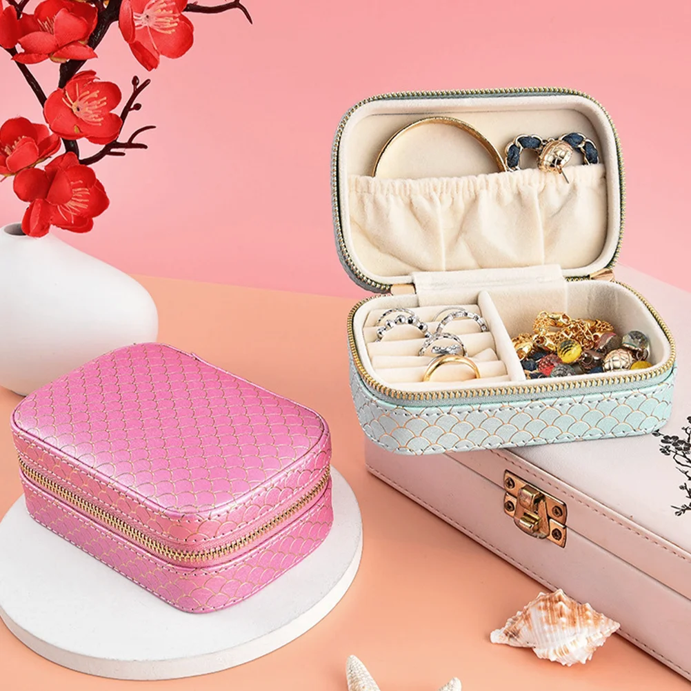 

Travel Suitcase Jewelry Holder Accessories Organizer Small Portable Traveling