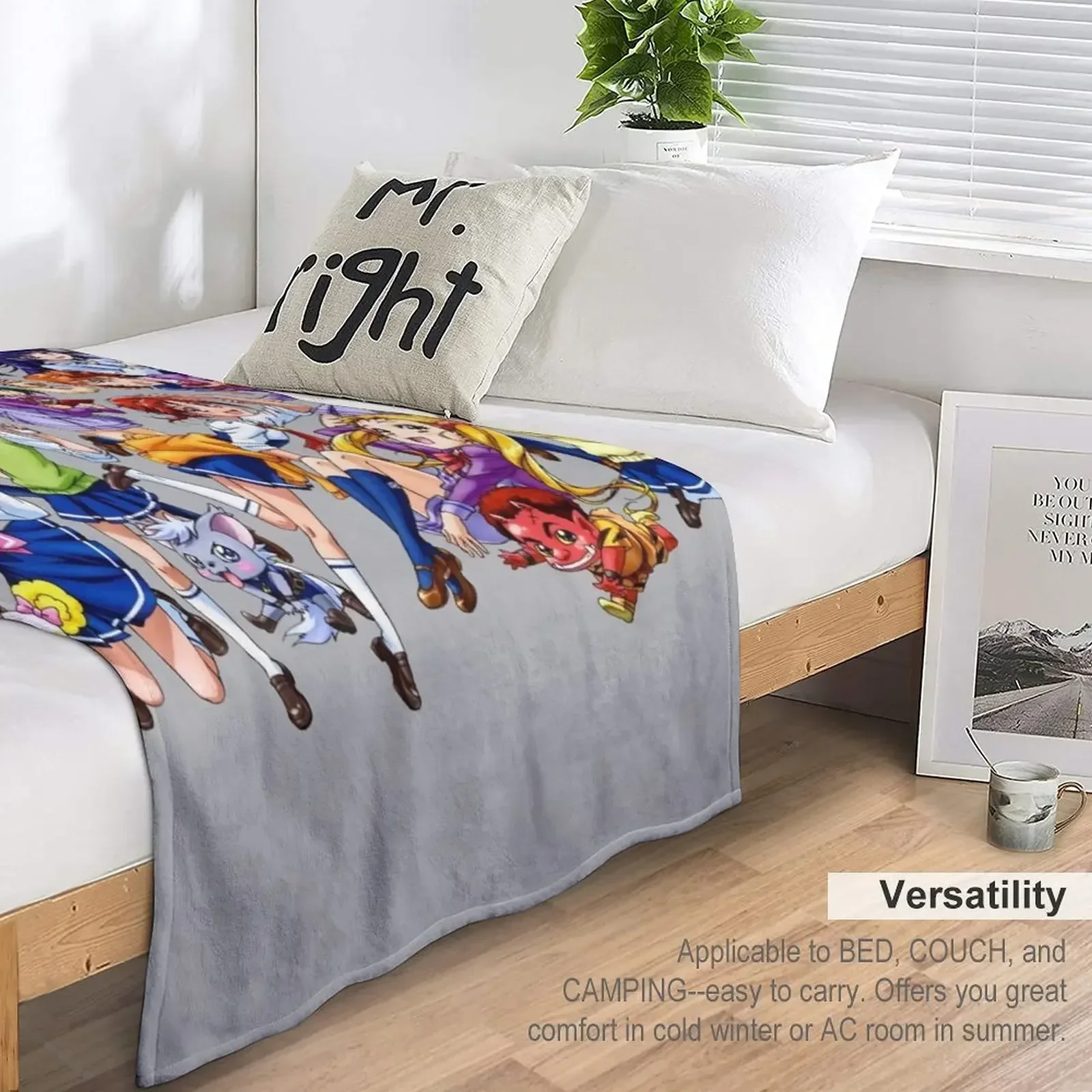 Pretty Cure All Stars Reika Aoki Miyuki Hoshizora Toei анимационное одеяло мягкие термоодеяла