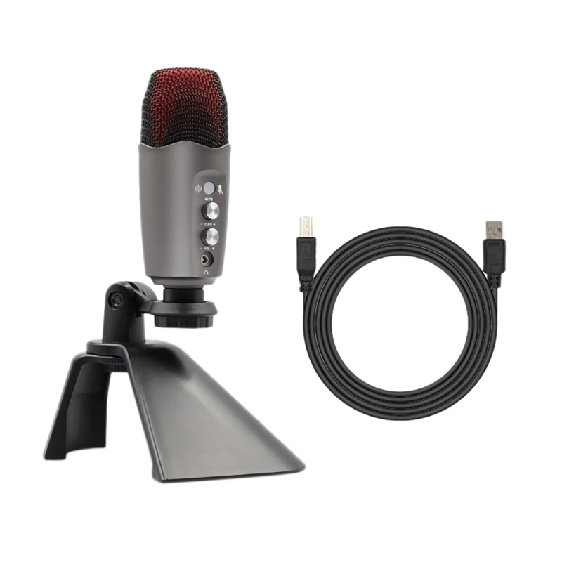 

USB Microphone Computer Cardioid Capacitor Pc Game Microphone Suitable For Streaming Podcasting Windows Compatible