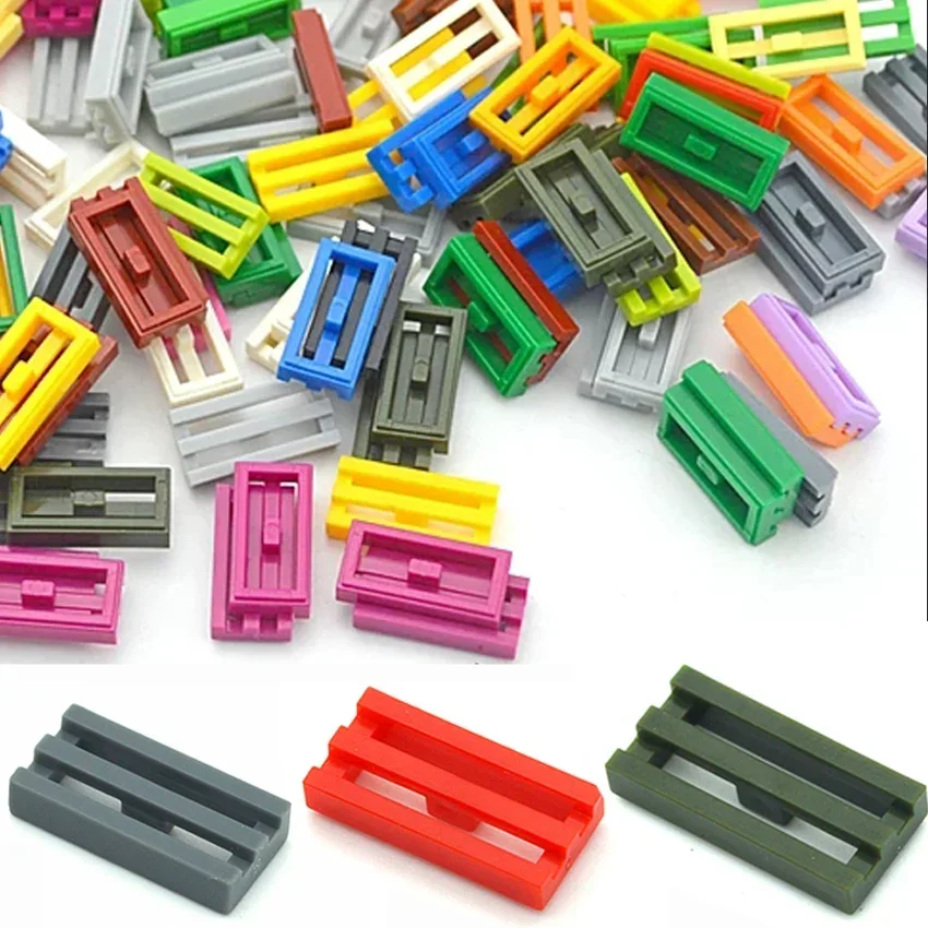 Детские игрушки Кубики MOC 150 шт. радиатор решетка радиатора 1X2 сделай сам