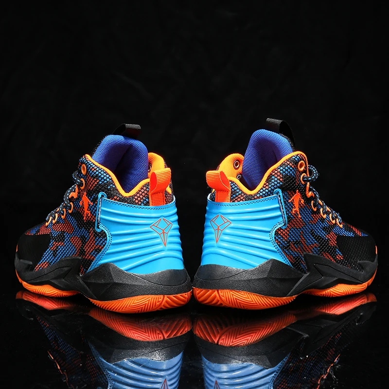 2023 New Kids Sneakers Breathable Basketball Shoes Shock-Absorbant Boys Basketball Sneakers Comfortable Girls Training Sneakers