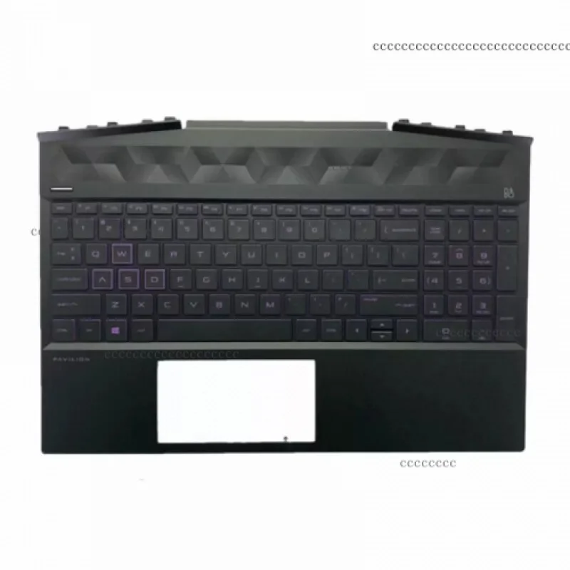 Фото Подставка для рук с клавиатурой (пурпурная) для HP Pavilion 15-DK Series TPN-C141, L57596-001 №1