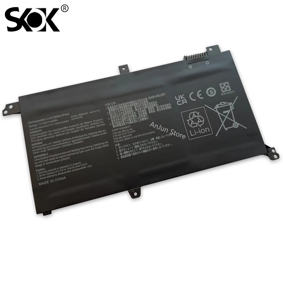 Замена аккумулятора ноутбука B31N1732 B31Bi9H 0B200-02960400 02960000 для Asus Vivobook S14 S430UA-EB015T Series