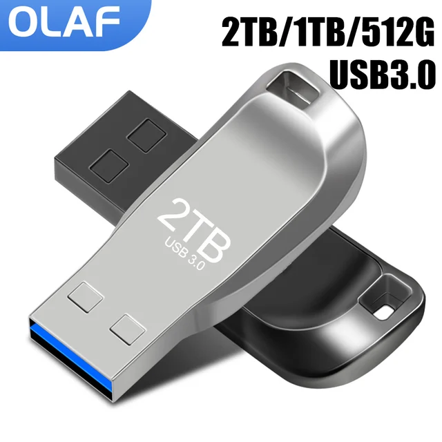 Olaf High Speed Metal Usb 3.0 Pen Drive 2TB/1TB/512GB Cle Usb Usb Flash DrivesTYPE-C Pendrive Waterproof Memoria Usb Flash Disk 1