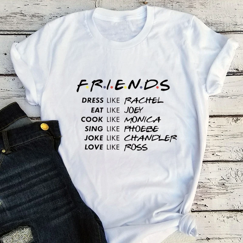 

Friends Be Like T-shirt Friends Shirt Friends Tv Show Oversized T Shirt Graphic Summer Tees Mens Clothing Gift for Friend