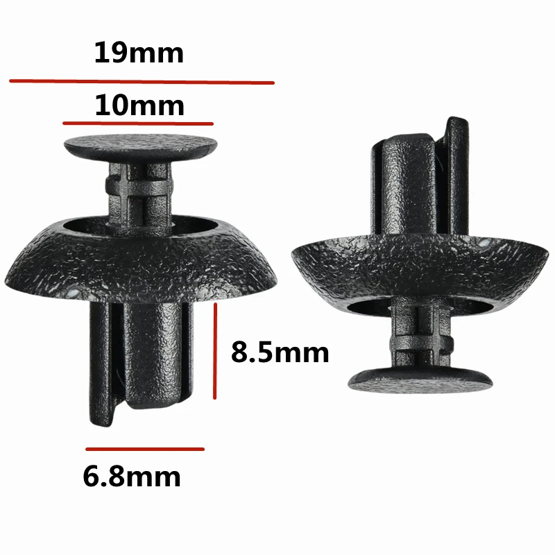 

20 шт. для отверстия 7 мм OE: 90467-07211, решетка двигателя автомобиля, зажимы для бампера, брызговика, пластиковые зажимы для крепления крыла автомобиля, зажимы B22