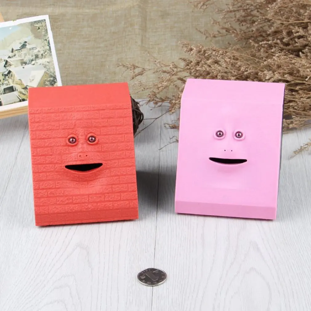 Пластиковая Копилка с человеческим лицом умная копилка датчиком электрическая