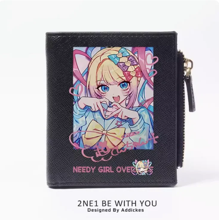 Кошелек на молнии с мультикармашком для монет и карт