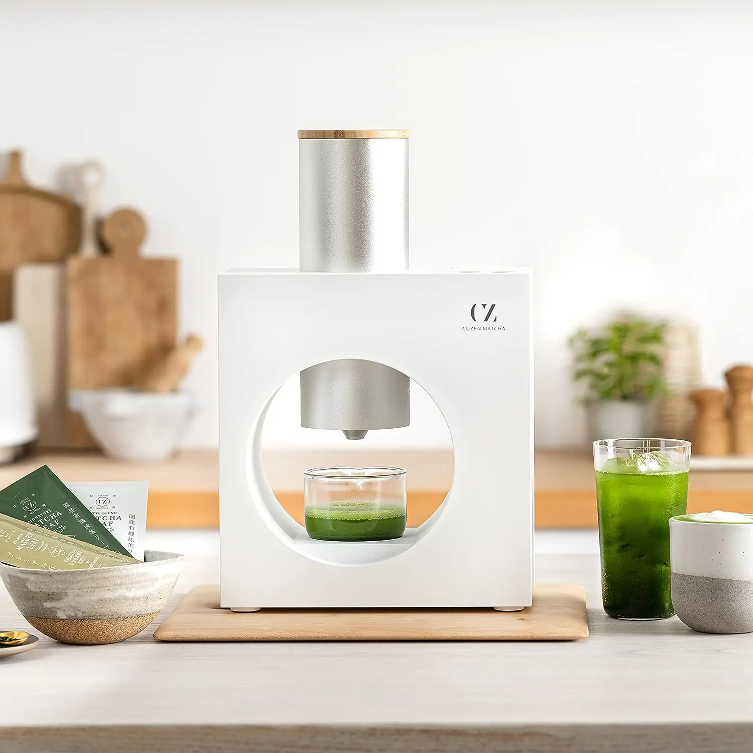 

Starter Kit, an Innovative At-home Matcha Machine that Produces Freshly Ground Matcha from Organic Shade-grown Japanese Tea Leav