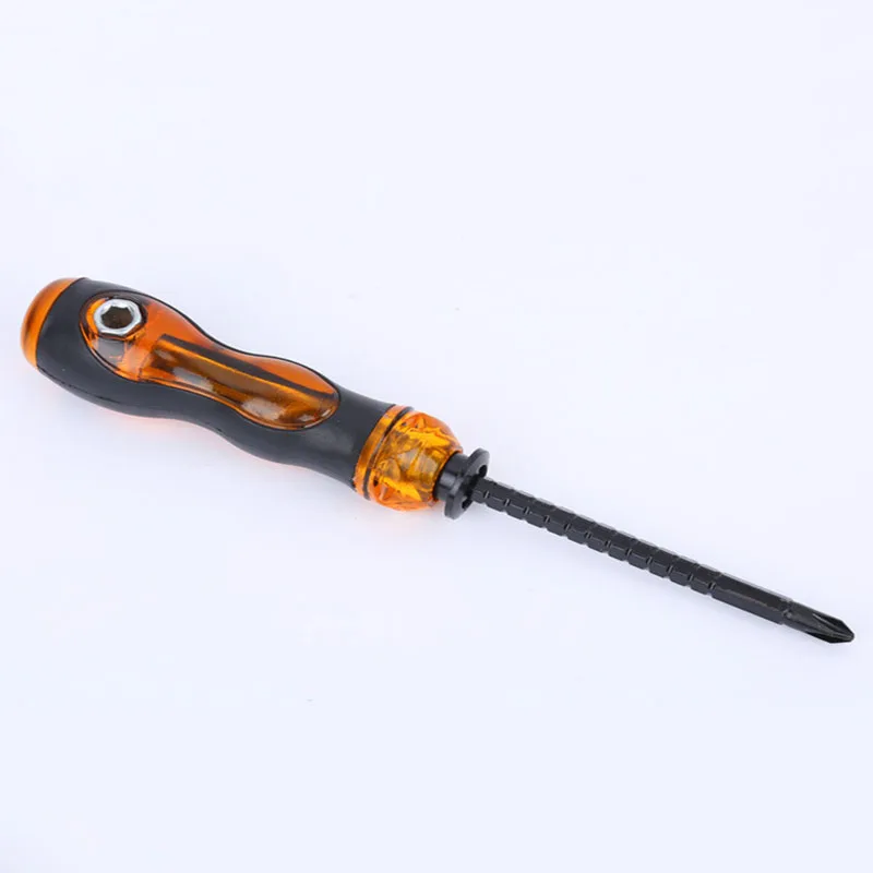 

Telescopic three-use screwdriver one-word cross multi-function strong magnetic screwdriver home repair tool