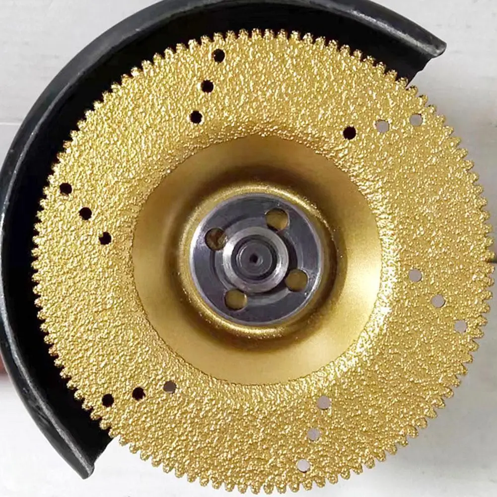 

Cutting Disc Titanium Coated Diamond Saw 4''(100mm) Grinding Wheel For Angle Grinder Circular Saw Disc Rotary Tools C0L8