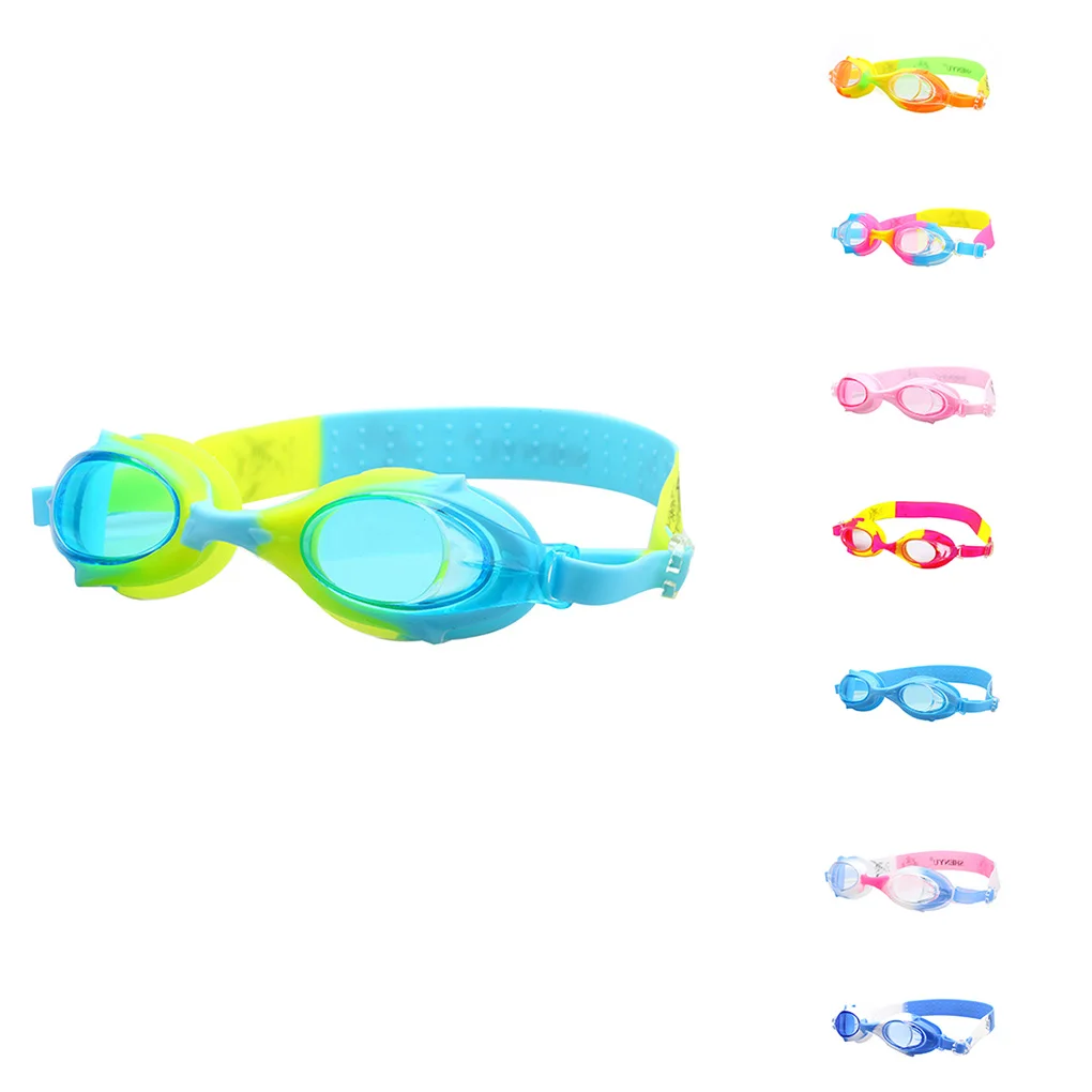 

Kids Swim Goggles Waterproof UV Protection Anti Fog No Leaking Children Swimming Glasses Red White Blue