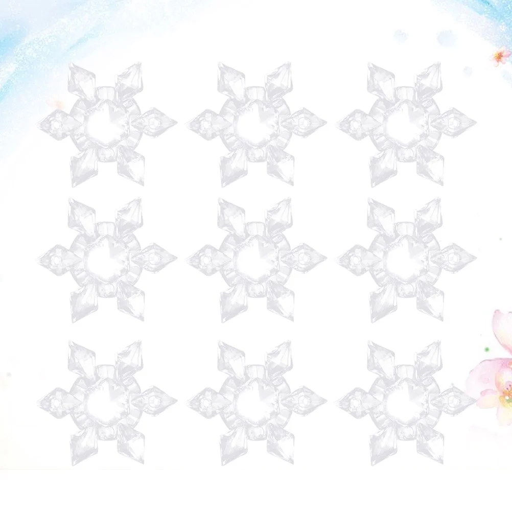

Christmas Wonderland Snowflakes Xmas Tree Snowflake Ornament Christmas Party Wall Decorations Christmas Clear Snowflakes Props