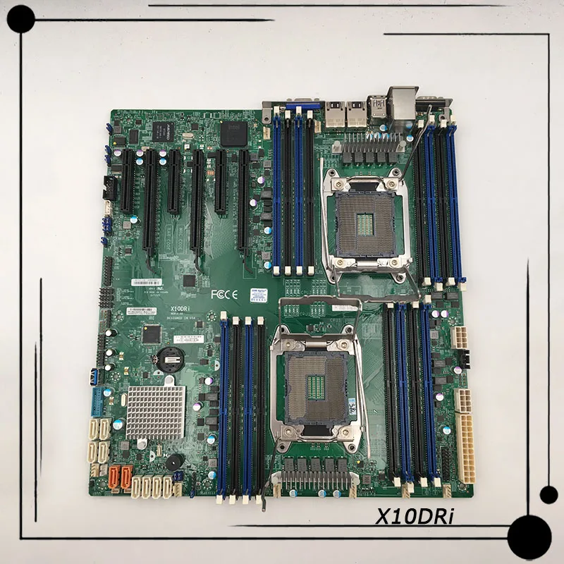 X10DRi For Supermicro Two-way Server E-ATX Motherboard LGA 2011 Support C612 Xeon E5-2600 v3/v4 Family DDR4