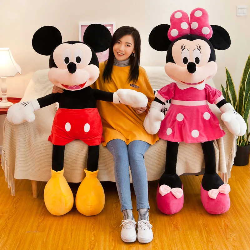 

30/40cm Disney Mickey Minnie Mouse Plush Toy Cartoon Anime Stuffed Doll Toy Birthday Christmas Halloween Children's Toys Gift