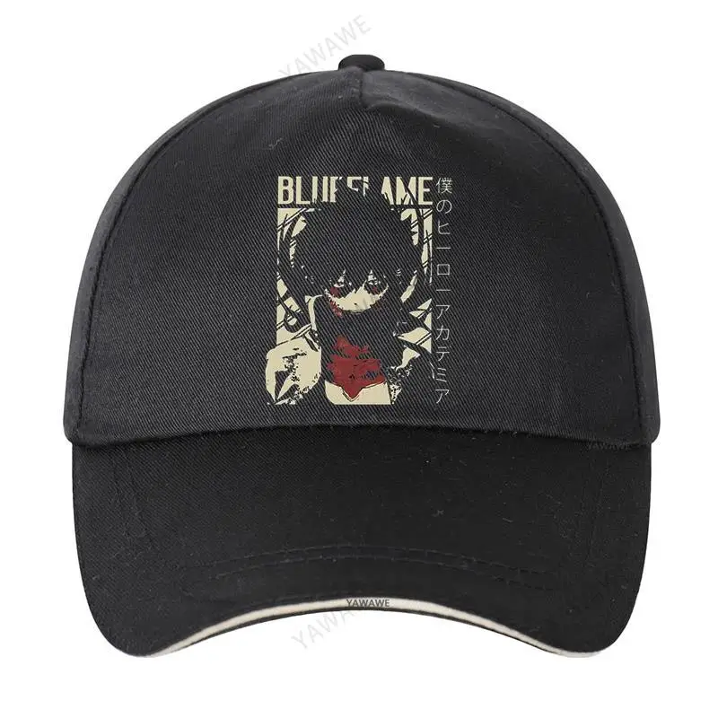 

Снэпбэк Кепка Dabi Blueflame Мужская мягкая хлопковая бейсболка унисекс BNHA My Hero Академия Toya Todoroki летние однотонные кепки от солнца