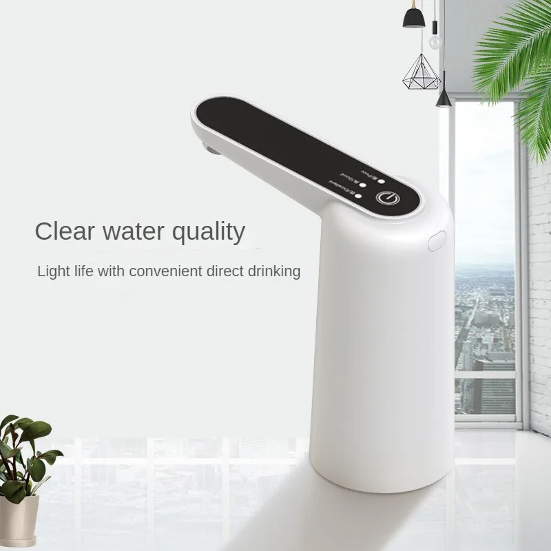 Automatic Mini BarreLED Water Electric Pump 1200mAh Portable Water Dispenser Drink Dispenser USB Rechargeable Water Pump