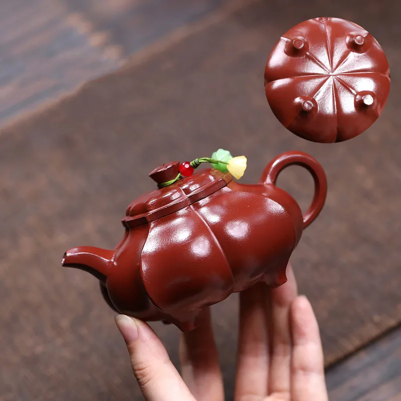 

BRTRINBSY TEA Ручной фиолетовый глиняный чайник 140 мл