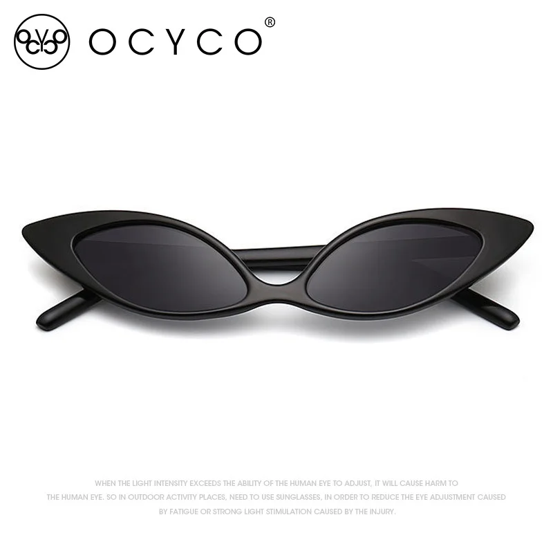 

Солнцезащитные очки «кошачий глаз» для мужчин и женщин, небольшие винтажные модные готические солнечные очки, UV400