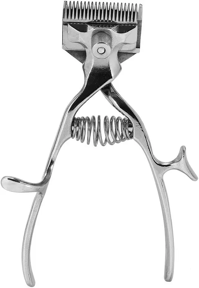 

Cortapelos, Classic Clipper Barber Herramienta de corte de pelo manual de acero inoxidable Cortador de depilación