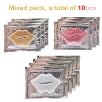 3types 10pcs hot sale collagen lip mask combination 3 types 15pcs moisturing nourishing anti wrinkle lip enhancement lips care
