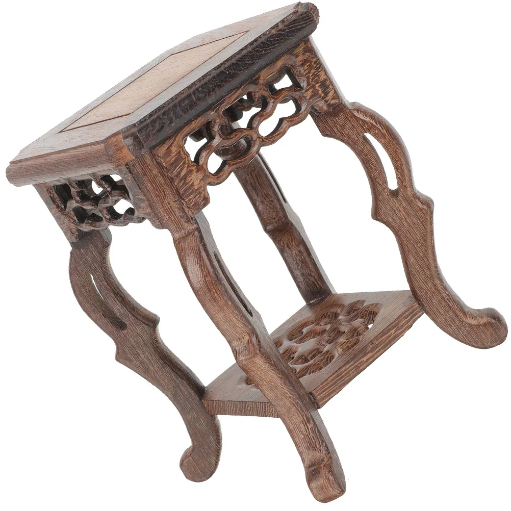 

Indoor Outdoor Wooden Plant Stand Modern Plants Stand Balcony Succulent Display Flower Pot Holder Oriental Display Base