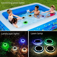 solar floating pool led light outdoor waterproof garden stairs lights pond light water surface decorative lights pool party lamp