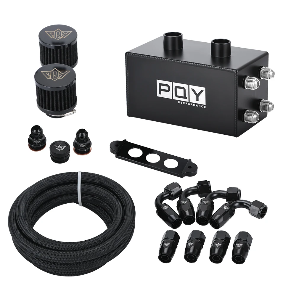 Масляный уловитель WLR сапунный бак с фитингами для топливного шланга AN10