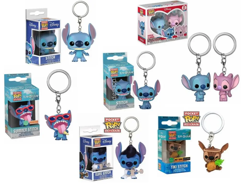 FUNKO pop Summer STITCH брелок фильм ТВ виниловая фигурка TIKI ароматическая подвески