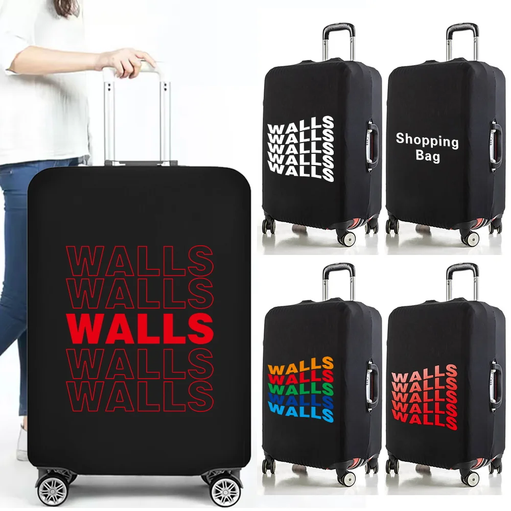 

Travel Suitcase Dust Cover Fashion Luggage Protective Cover Apply 18-28 Inch Trolley Case Walls Series Print Travel Accessories