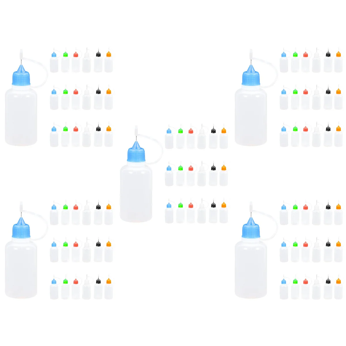 

90 шт., бутылки-аппликаторы для клея с иглами