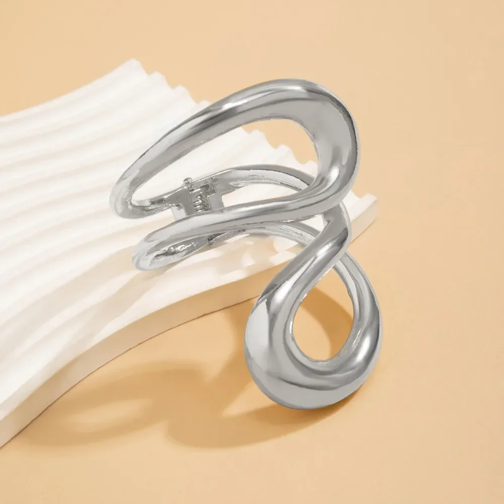 Женский витой Открытый браслет в стиле панк классический геометрический