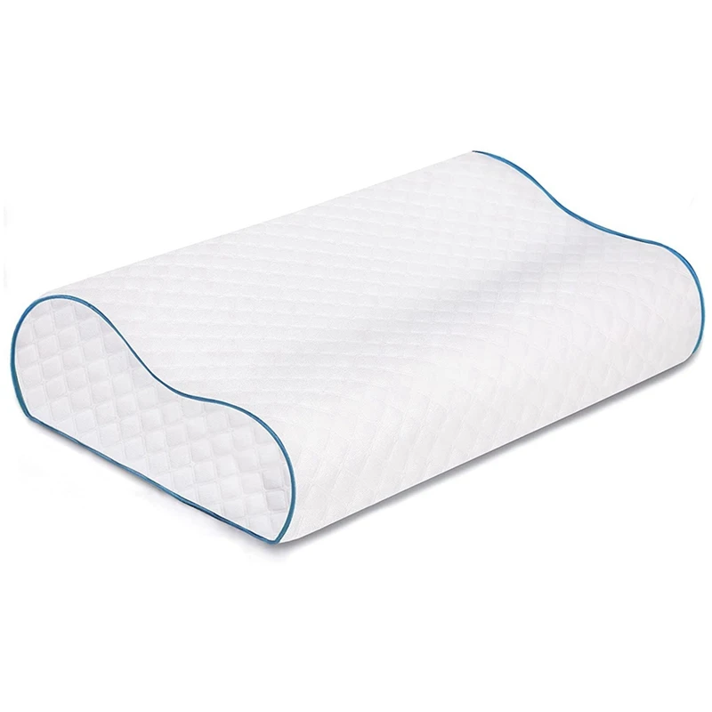 

Подушка для шеи эргономичная с памятью формы, Ортопедическая подушка для шеи, эргономичная подушка, с возможностью выбора высоты и моющейся...