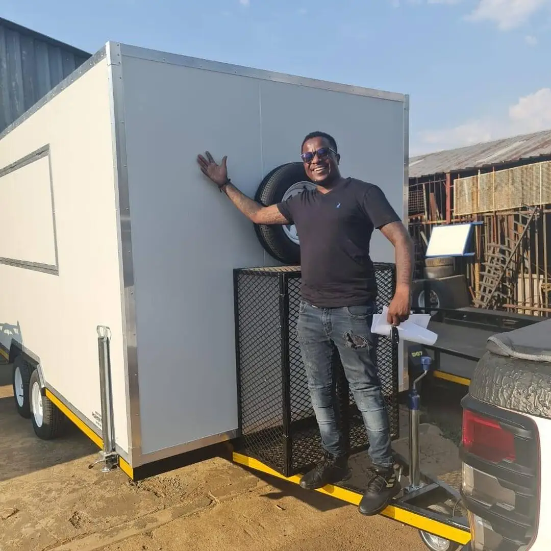 Совершенно новый мобильный туалет роскошная Настройка встроенная комната