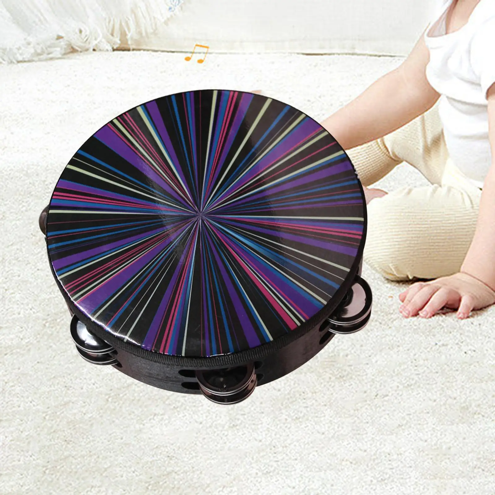 Барабанный бубен уникальный ритмический музыкальный инструмент ручной