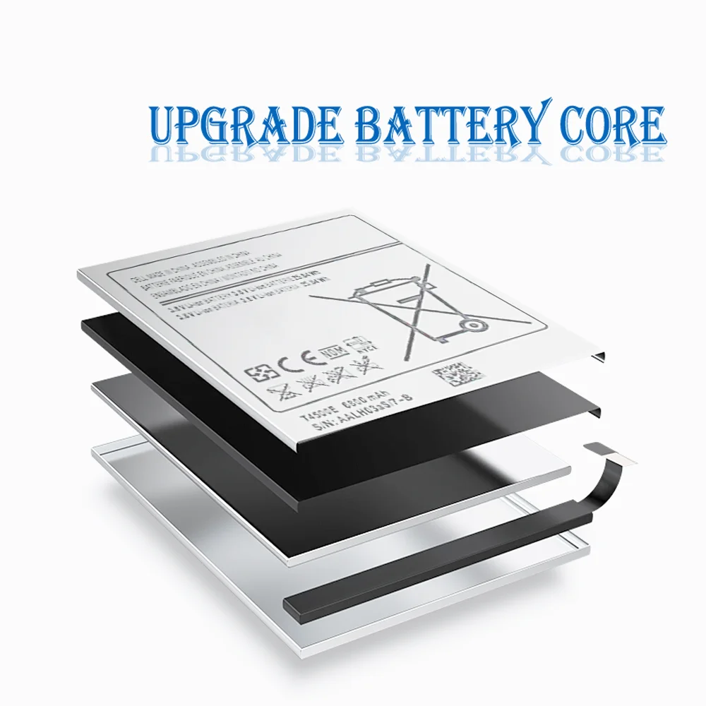 Tanie Oryginalna Bateria Tabletu T4500E Do Samsung Galaxy Tab 3 10.1 GT-P5210 P5200 P5220 P5213 6800mAh Rzeczywista Pojemność