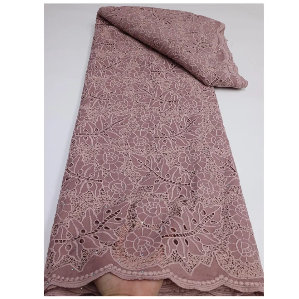 

NI.AI African Guipure Cord Lace Fabric 2022 High Quality Lace With Stones French Water Soluble Lace Nigerian For Party Dress Sew