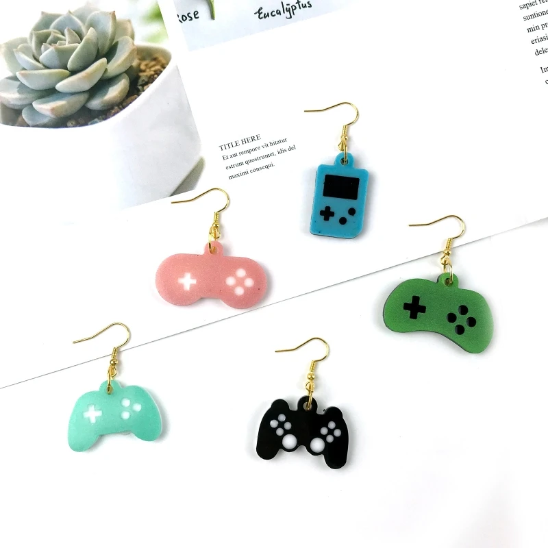 

Game Handle Keychain Silicone Mold with Hole Keyring Pendant Handmade Mold for Valentine's Day Gift Jewelry Making