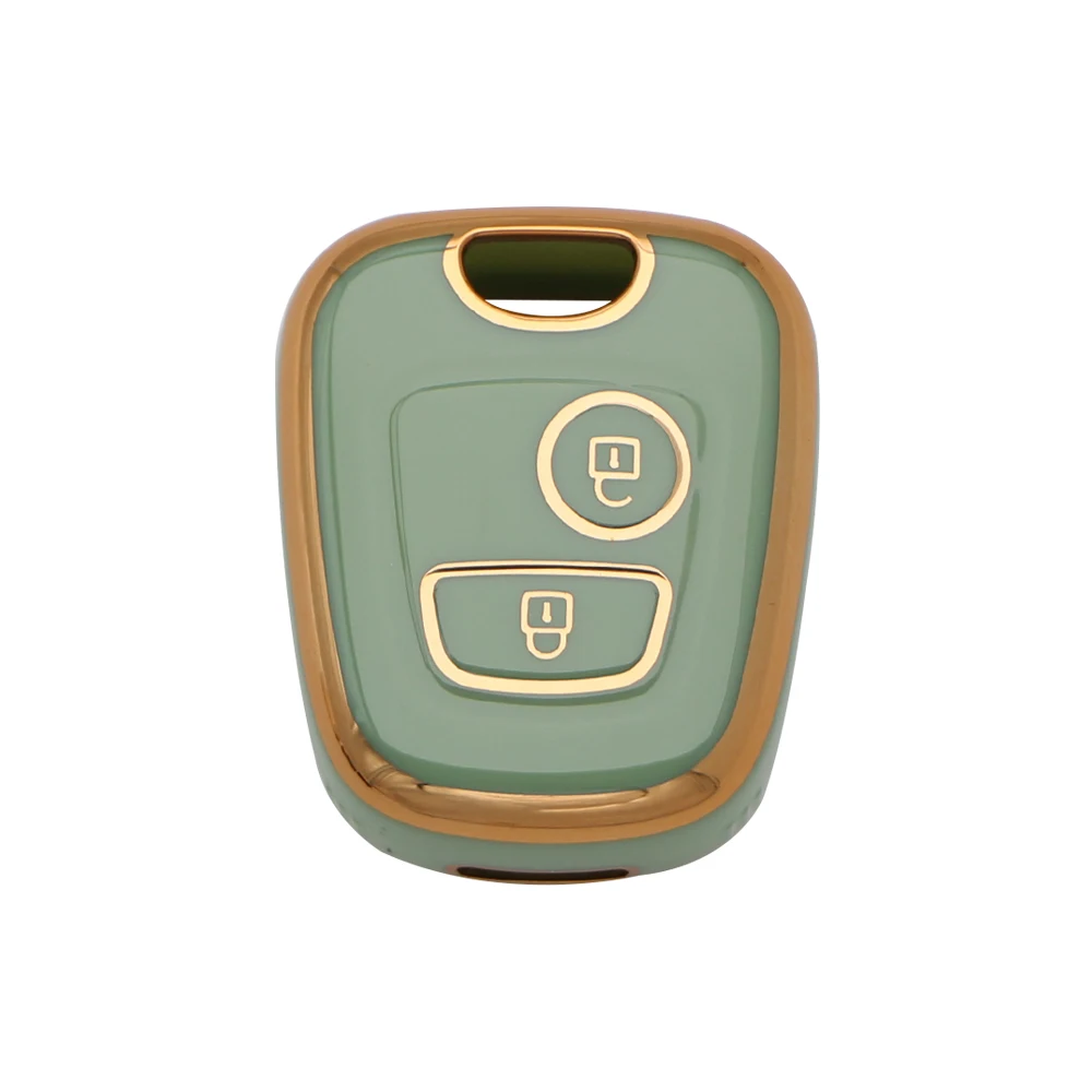 

ТПУ чехол для автомобильного ключа с дистанционным управлением чехол для Peugeot 106 107 206 207 306 307 406 407 для Citroen C1 C4 защитный чехол Аксессуары для брелока